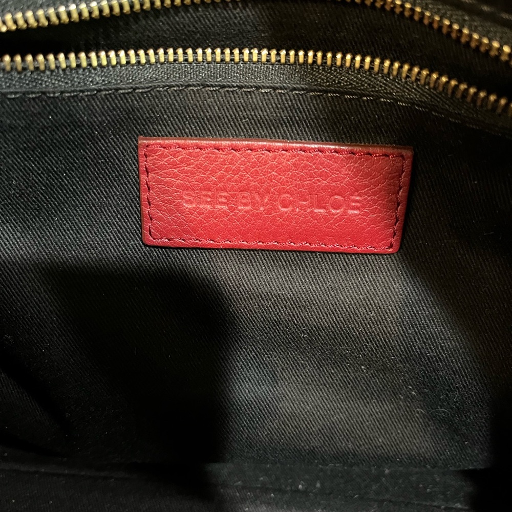 See By Chloe Leather Bowling Bag - Picture 12 of 12